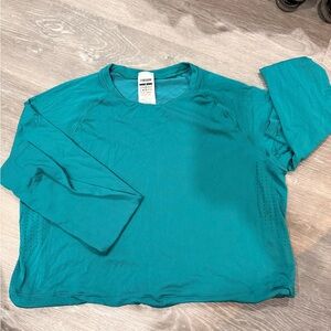 Gymshark Teal Long Sleeve Women's Top